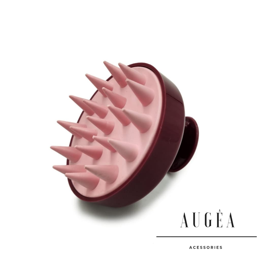 Escova Massageadora Capilar Silicone Antiqueda