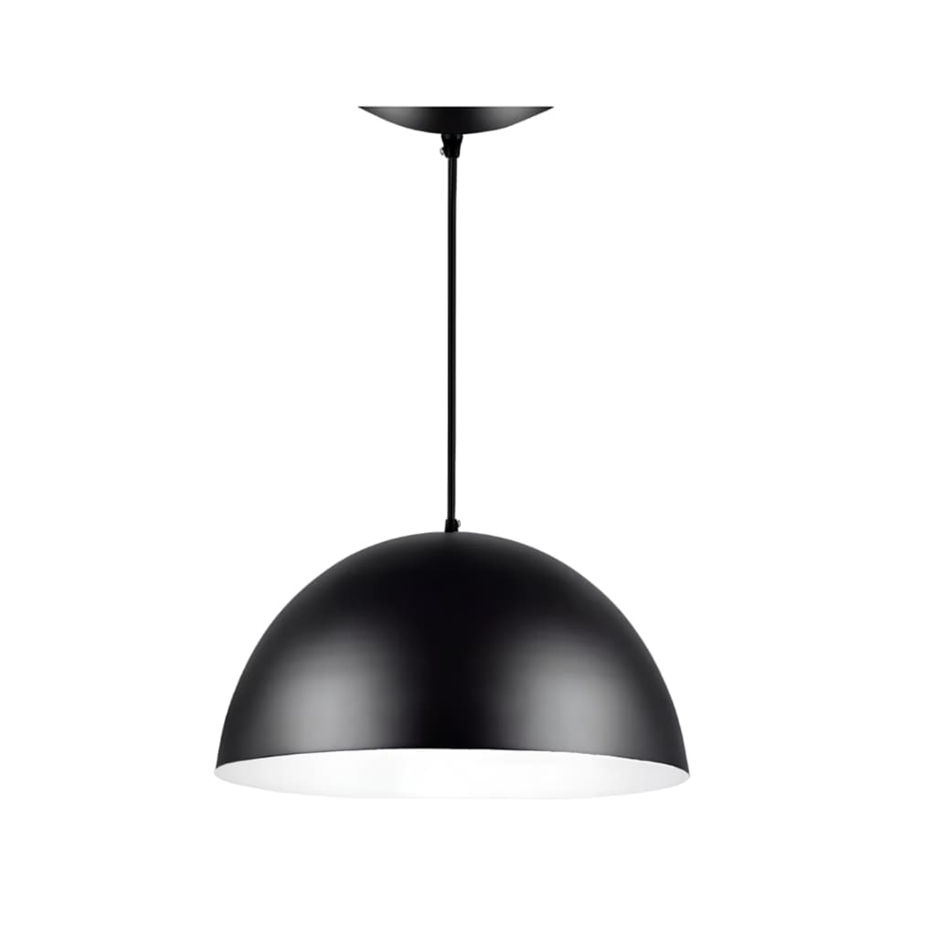 Pendente Meia Lua 30cm Kit1 Moderna Suspensa Teto Sala Quarto Decoração Elegante Ambientes Internos