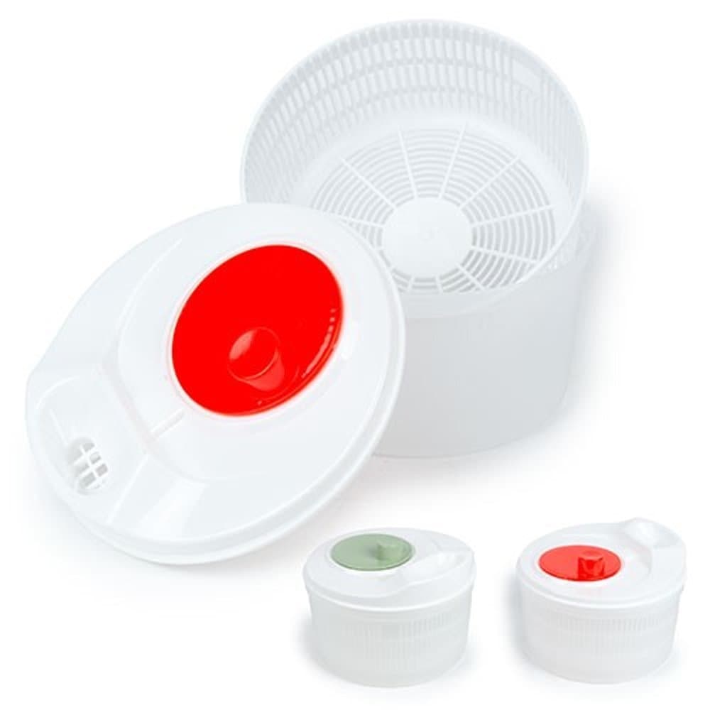 Centrifugador Manual de Salada Verduras Frutas com Escorredor Rotativa Seca 4 Litros - Sortida