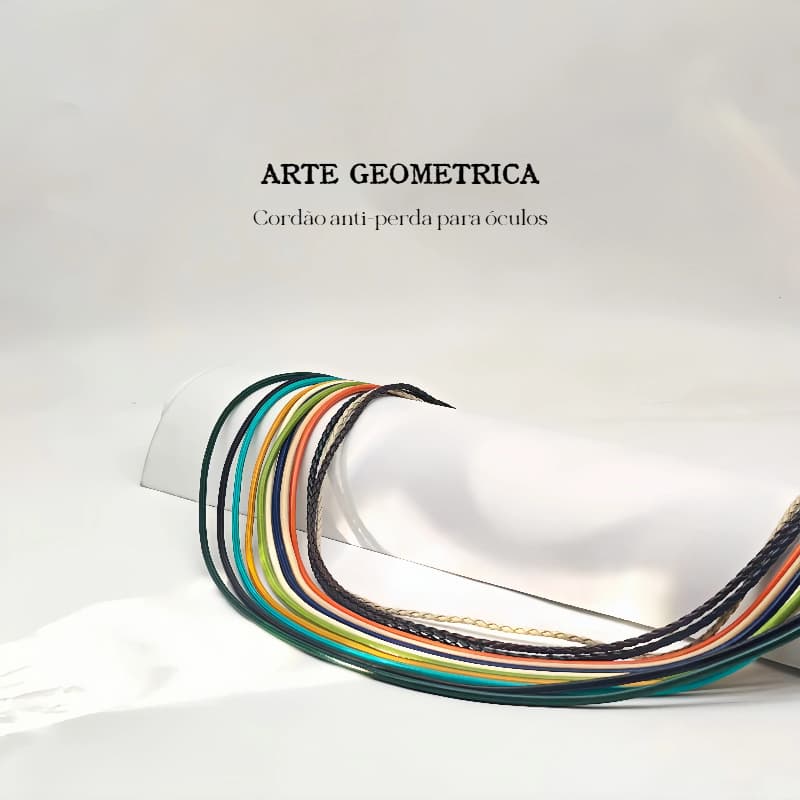 【Arte】Cordão anti-perda para óculos丨Cor sólida, várias cores para escolher, simples e durável