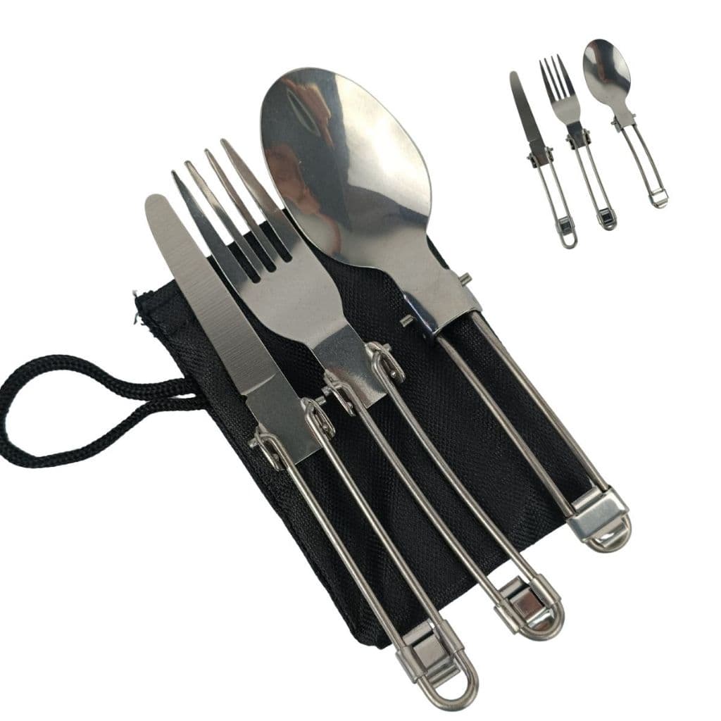 Kit Talheres de Camping 3 peças