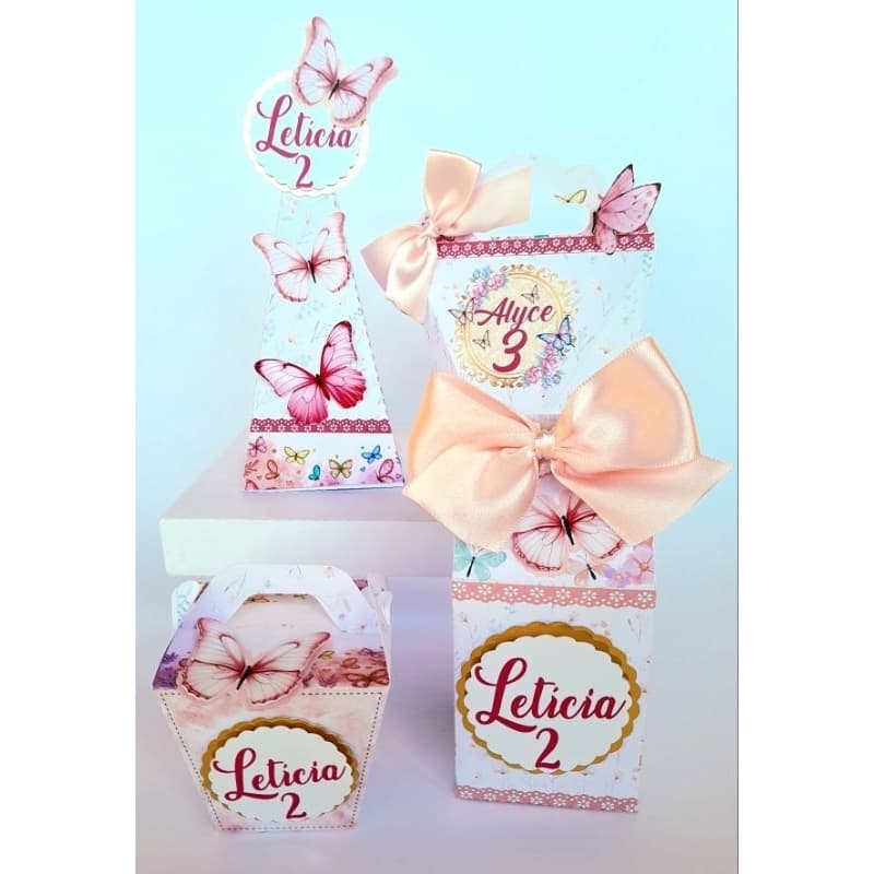 PEGUE E MONTE  JARDIM l Kit personalizados Jardim das Borboletas l Lembrancinhas Festa l Fazemos todos os tema