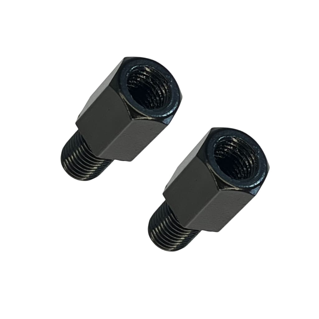 Adaptador Alongador Retrovisor Moto M10 Para M10 Rosca Honda Direita GVS Preto