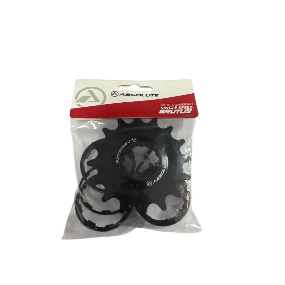 KIT CONVERSAO SINGLE SPEED ABSOLUTE BRUTUS 16 DENTES PRETO