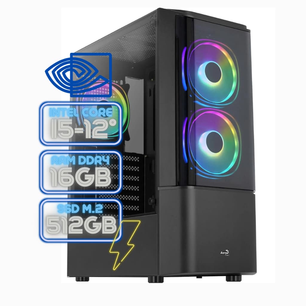 Pc Cpu Gamer I5 11°th + 16gb Ddr4 + Ssd 240gb + GTX 1050TI 4GB + Wi-Fi