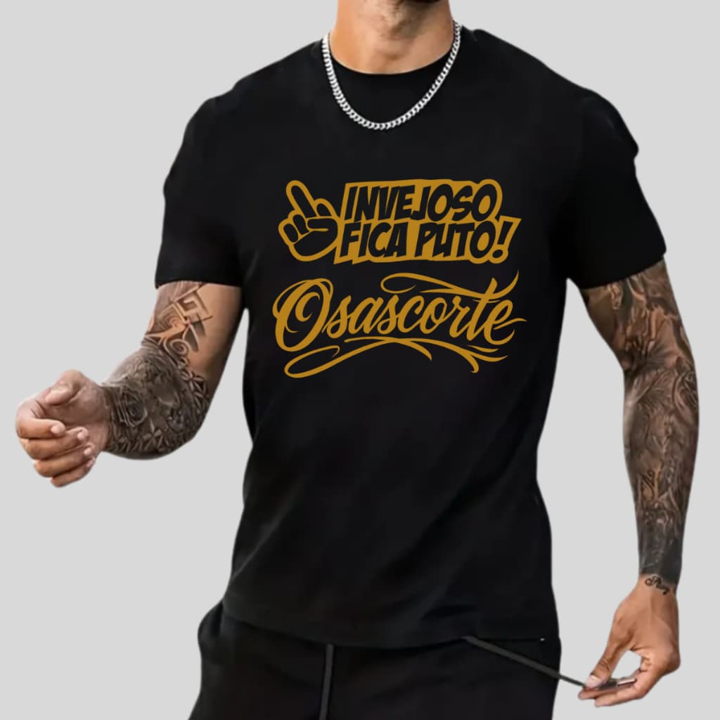 Camisa Camiseta Osascorte Invejoso Fica Puto Para dia a dia Grau Moto