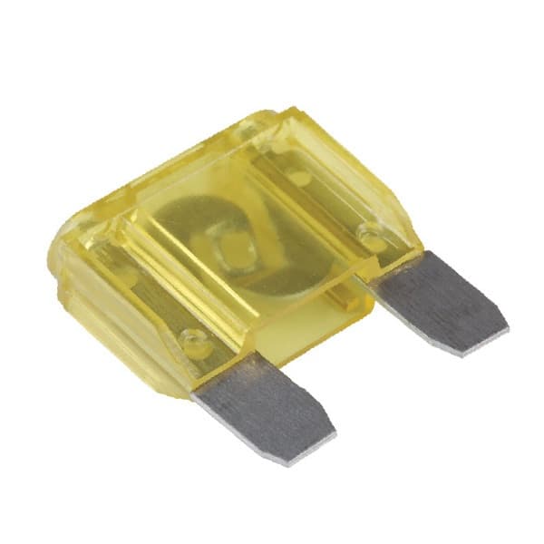 Fusível Max Lamina 20 Amperes Amarelo H3020 Hikari - 01 peça - NÃO É CARTELA COM 10