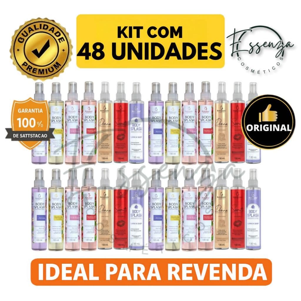 ✨48 UND  BODY SPLASH BIO INSTINTO 130ML – PERFUME CORPORAL REFRESCANTE ✨