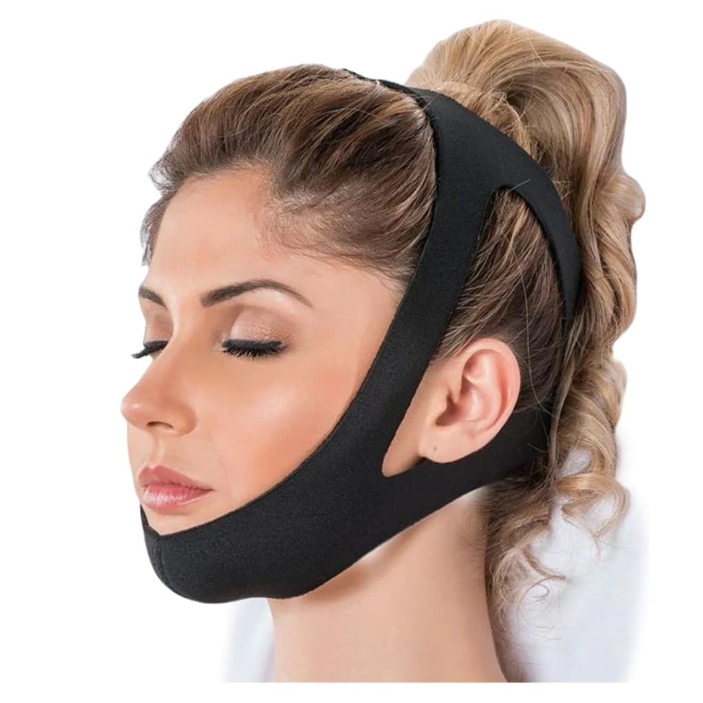 Faixa Cinta Anti Ronco Ajustável Neoprene Durma Melhor Confortável