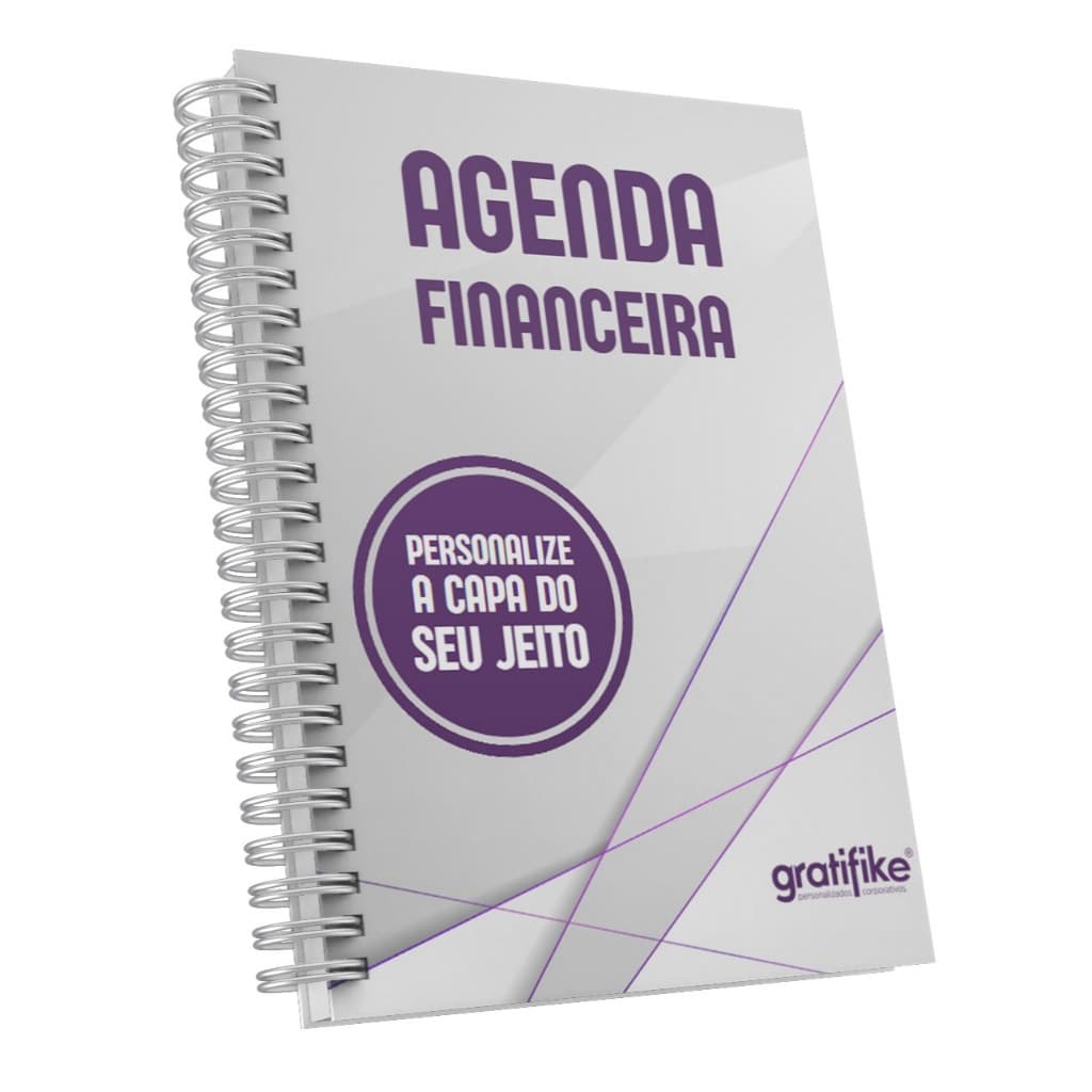 Agenda Personalizada 2027 um dia por página CAPA DURA