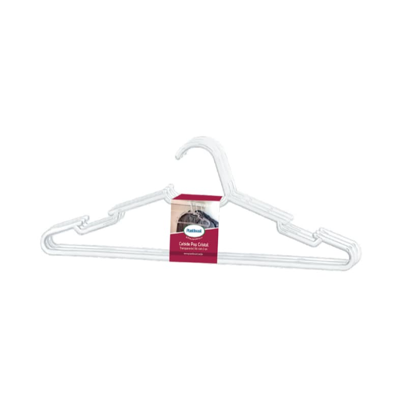 CABIDE PARA ROUPA POP CRISTAL KIT C/3PCS