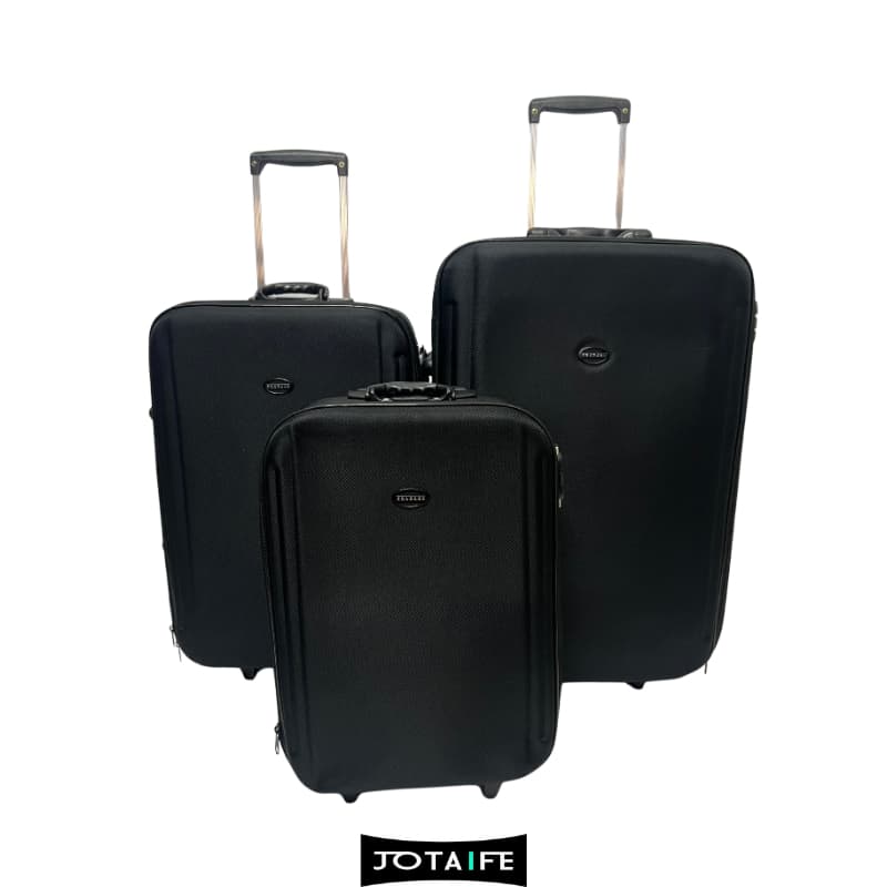 Mala de Viagem de rodinhas com CADEADO - Preta