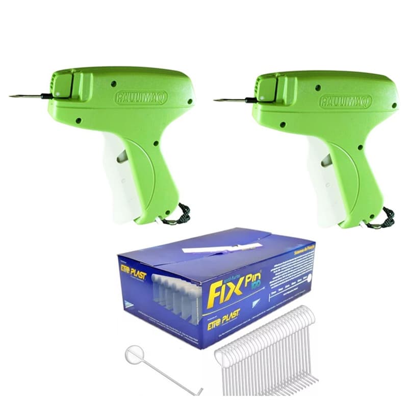 Maquina De Colocar Preço 2 un. Fix Pin 1.000 un. Kit Completo Pronto Uso