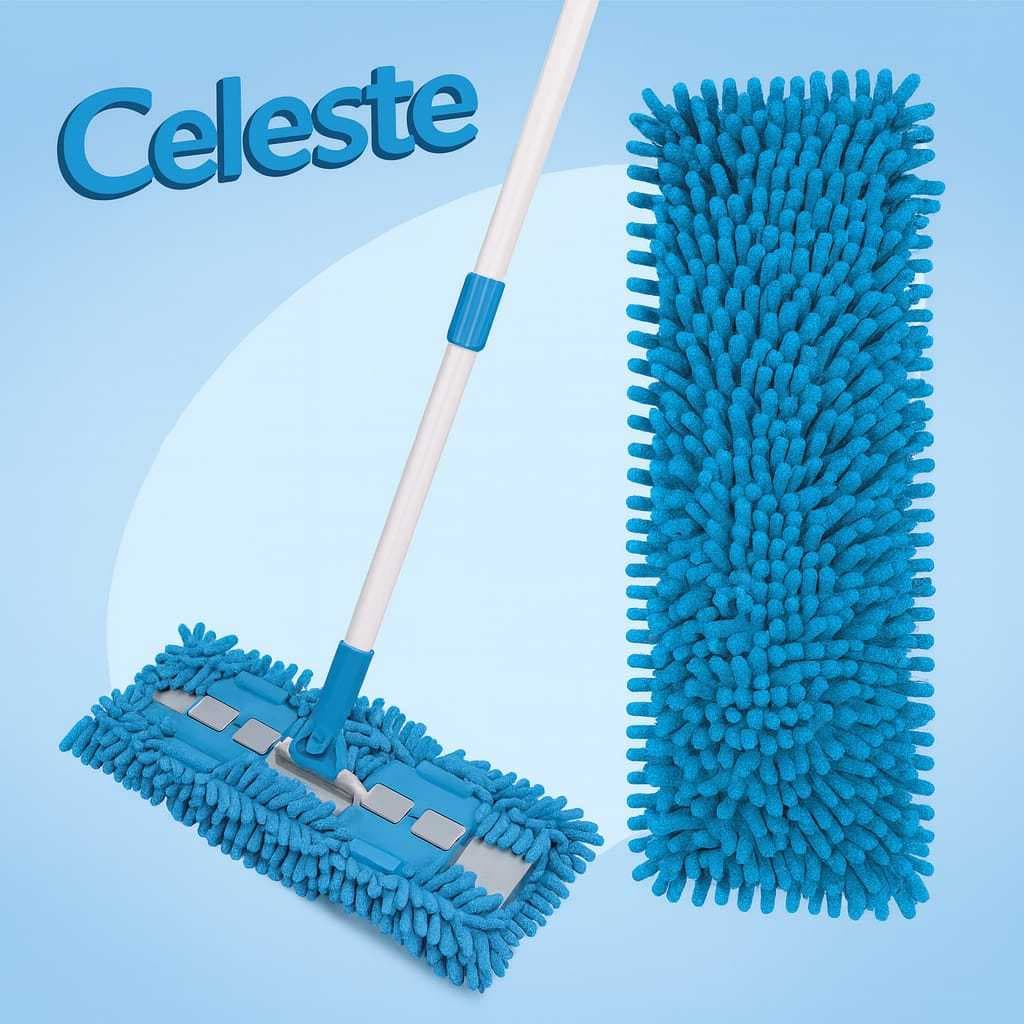 Rodo  Vassoura E Pano Em Microfibra 3 Em  1  Mop Rodo de Limpeza Esfregão Mop Cheline Limpeza Eficiente Alta Qualidade