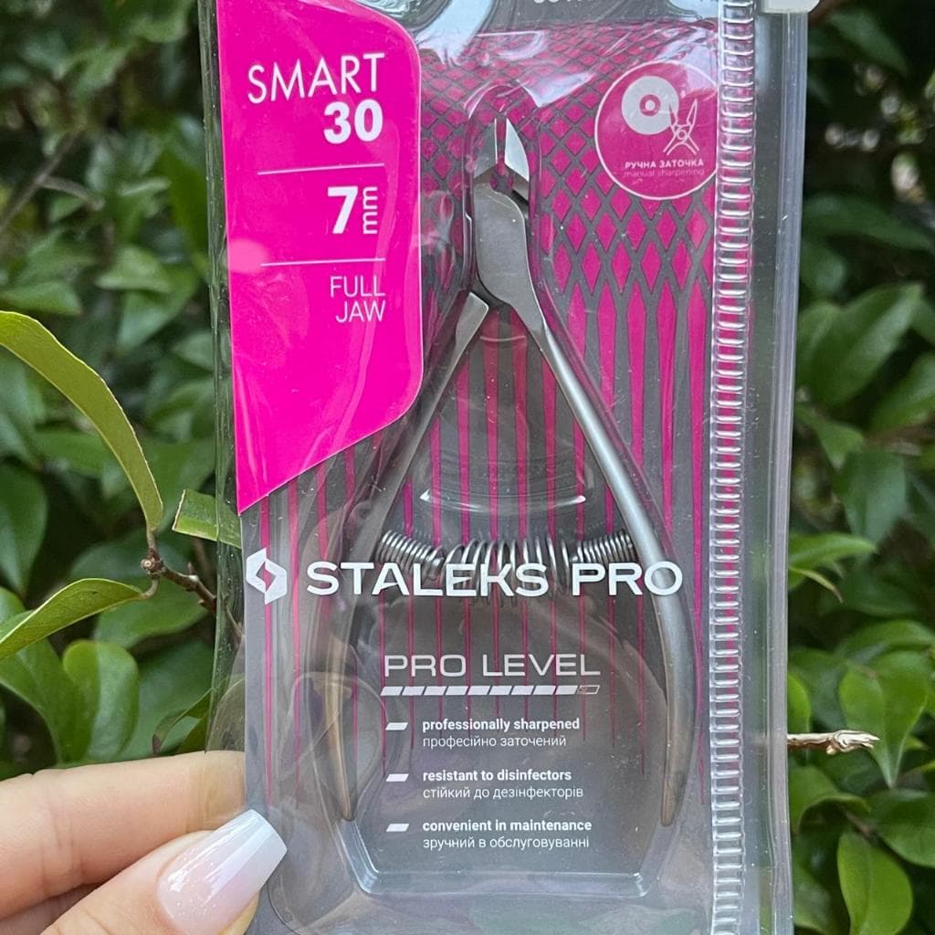 Alicate de Cutícula 30-7 Staleks Pro ORIGINAL - Serie Smart - Manicure