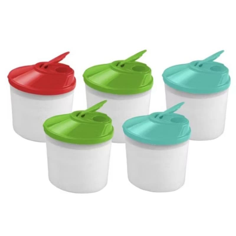 Farinheiro Açucareiro de Plástico Potes Herméticos Farinheira Porta Mantimentos para Cozinha ou Kit