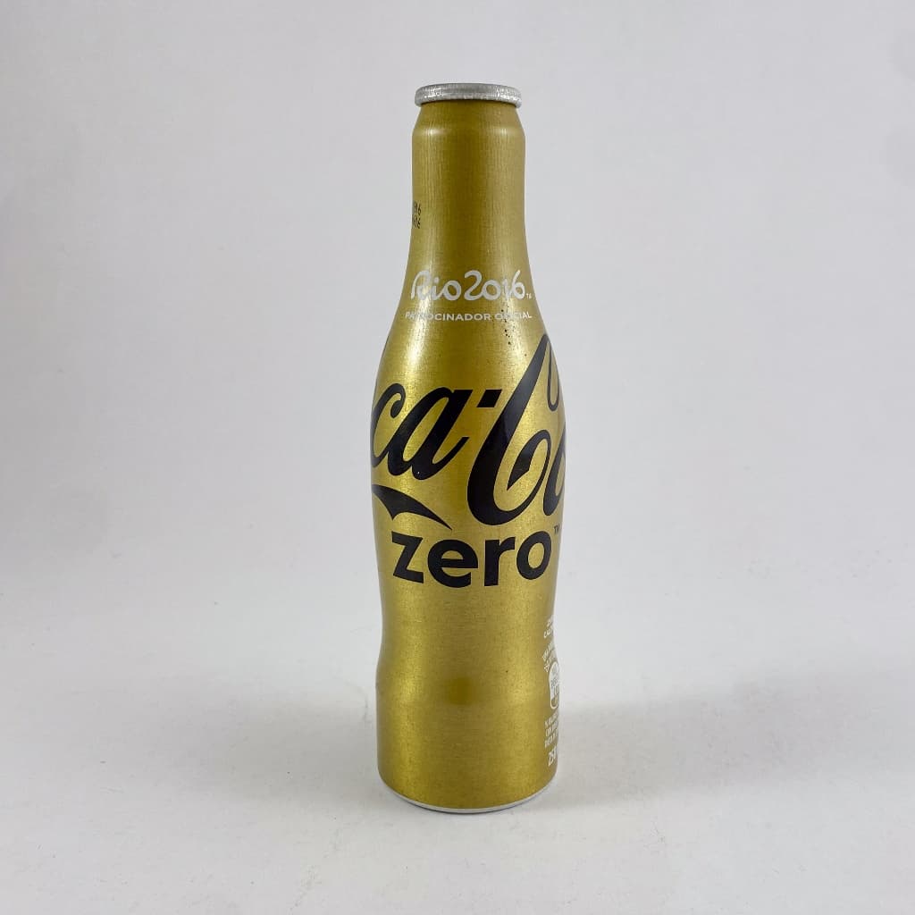 Garrafa de Coca-Cola zero de alumínio, comemorativa do Rio 2016