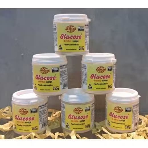 Xarope de glucose de milho 250G - arcolor - CONFEITARIA BOLOS DOCES SOBREMESAS  .