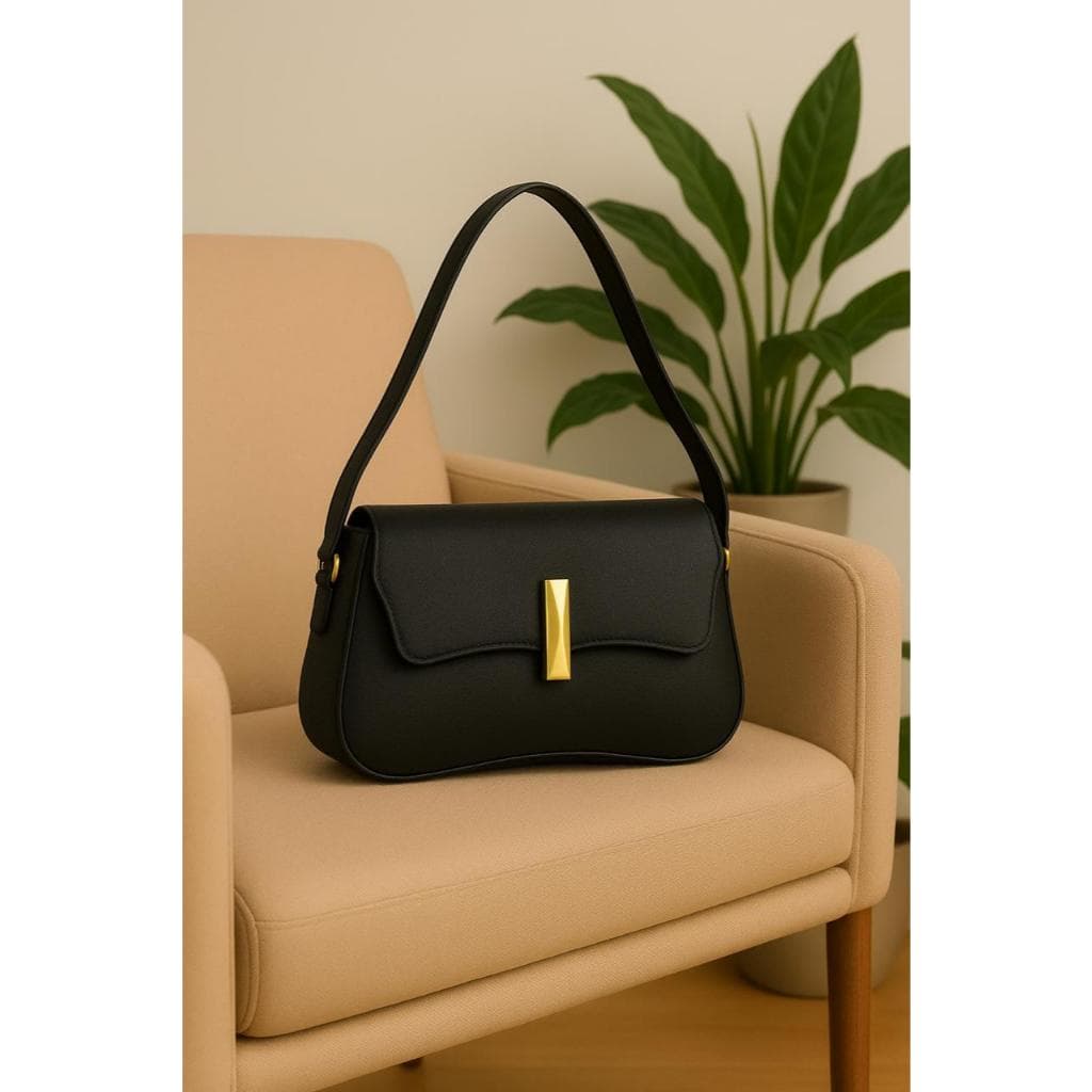 Bolsa de Ombro Feminina Estilosa Design Unico Em Onda Alça Ajustavel Promoçao