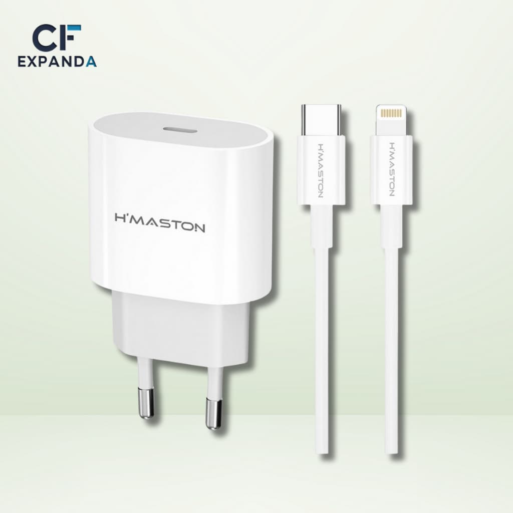 Carregador Iphone Turbo Cabo Usb-c Para Cabo Ios Lightning Branco 30W Iphone Ipods Macbook Ipad IOS