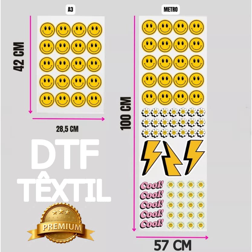 IMPRESSÃO DTF METRO - SUA ARTE
