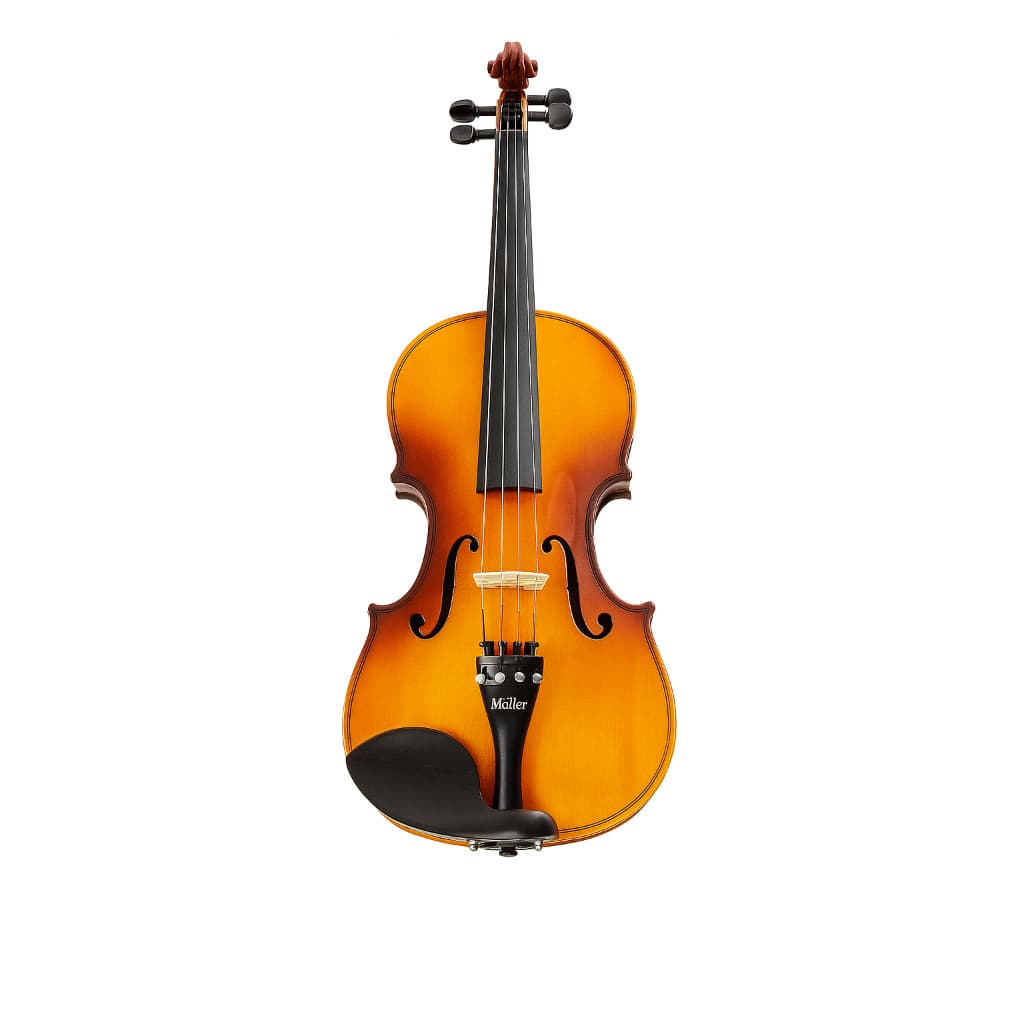 Violino 4/4 Madeira Luthier Regulado Com Breu Cavalete