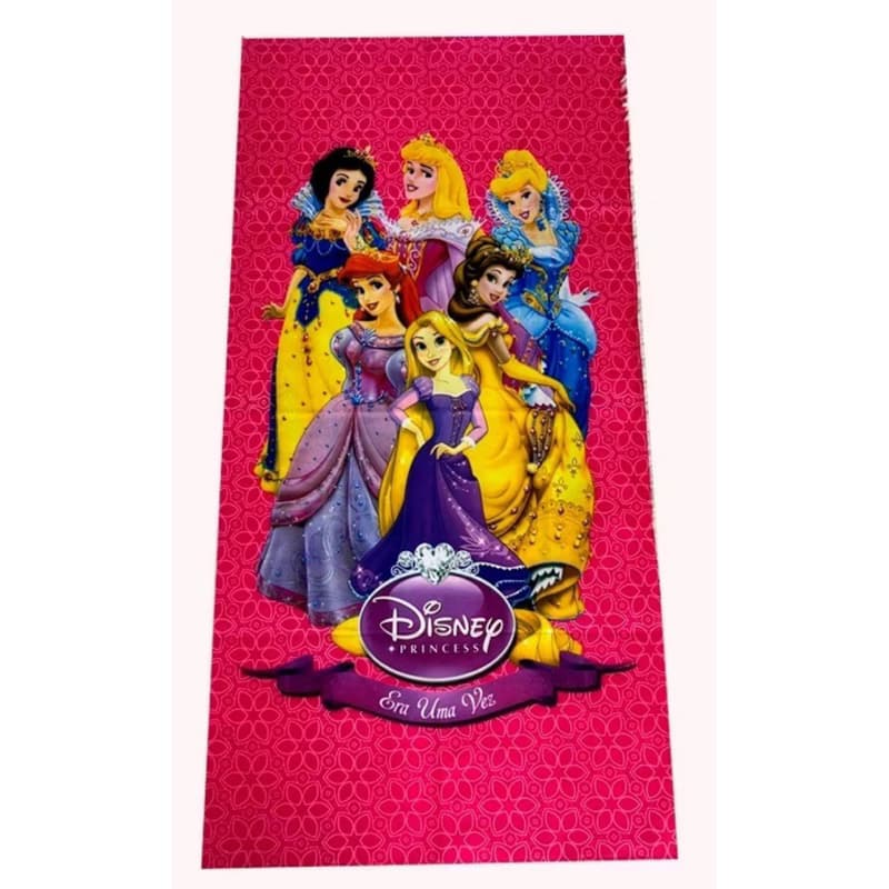 Toalhas de Banho Personagens Infantil, Princesa 70 × 140Cm