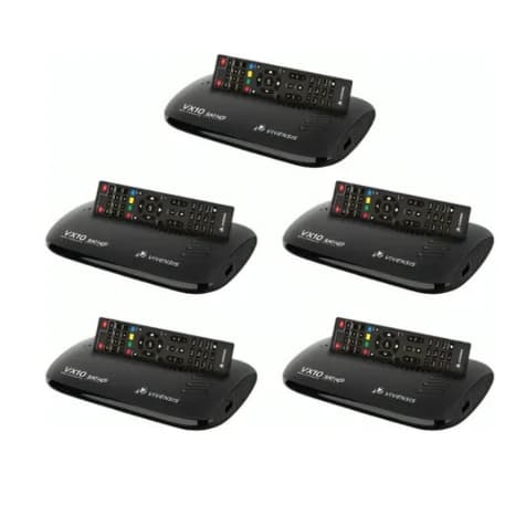 Kit 5 Receptores Vivensis Vx10 Full HD Tv Sat Hd Regionalizado