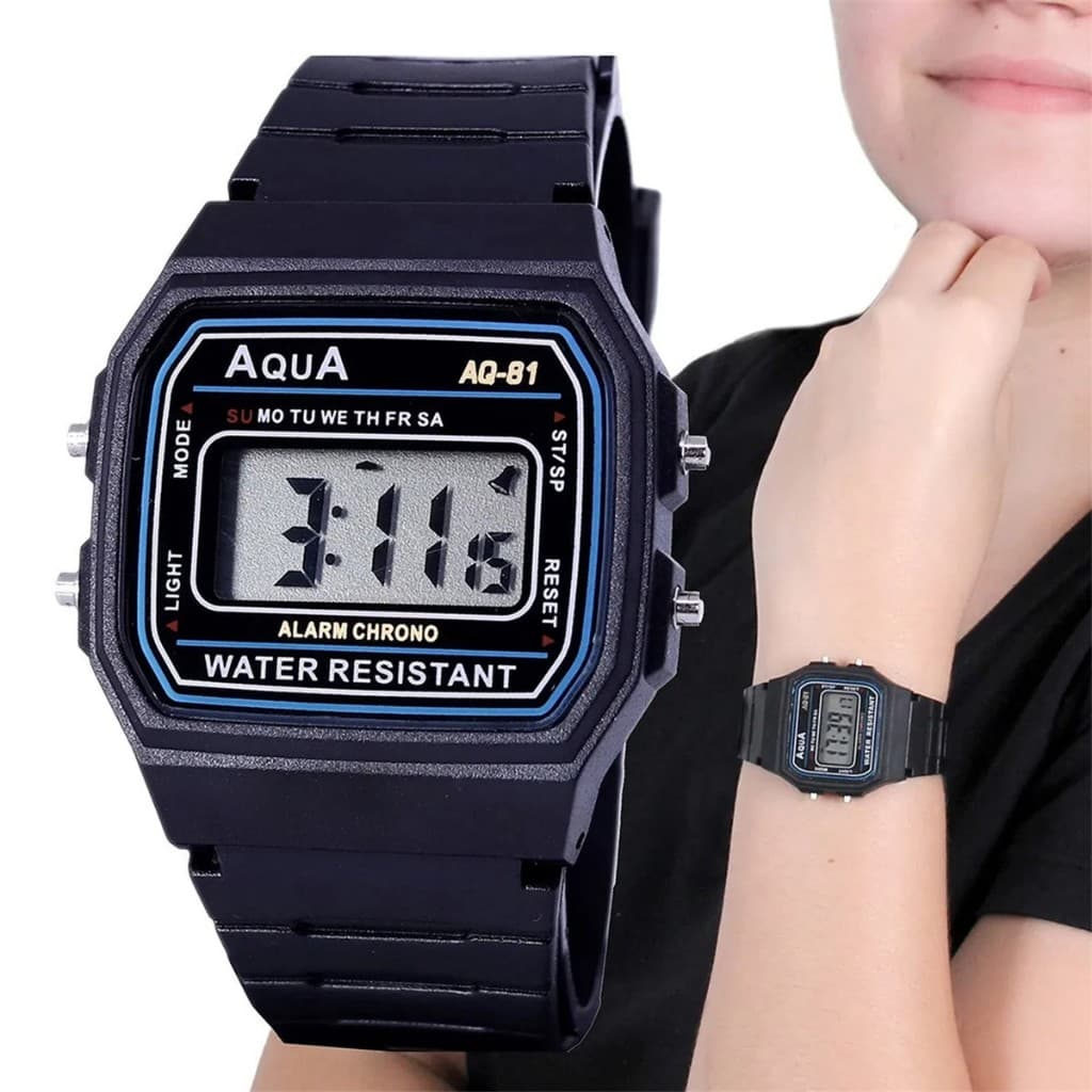 Relogio Feminino Pulso A Prova De Água Silicone Lindos Digital Esportivas Cronômetro