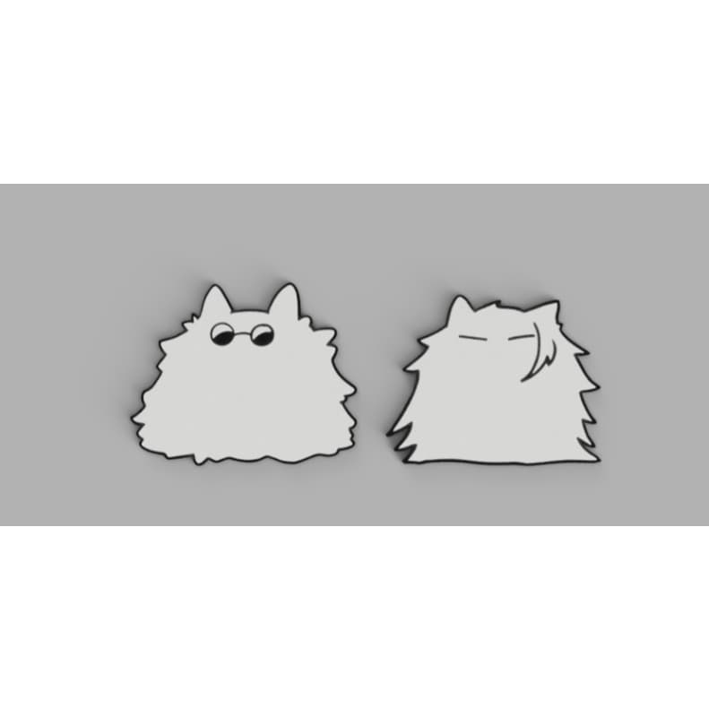 Chaveiro Jujutsu Gatos