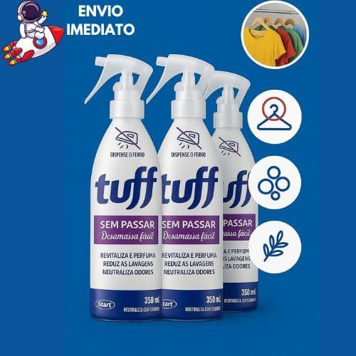 Kit 1, 2 ou 3 Unidades Tuff Spray 350ml Neutralizador de Odores Sem Passar da Start