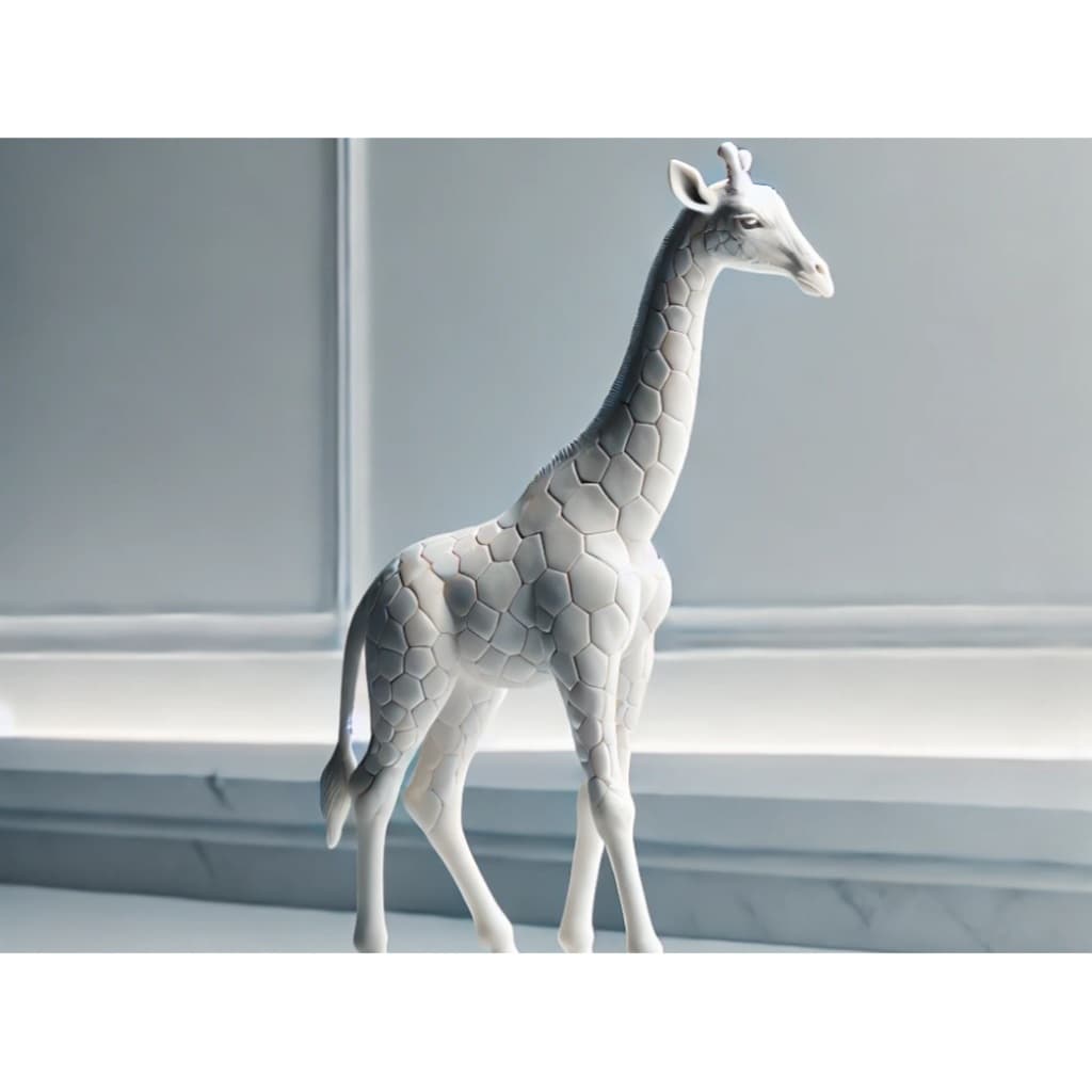 Estátua Decorativa de Girafa