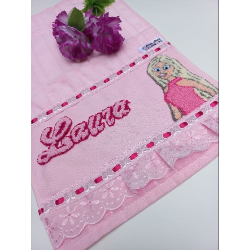 Toalha infantil/Toalha com nome/ Toalha escolar/toalha personalizada/toalha lavabo/toalha de mão/enxoval de bebê/toalha