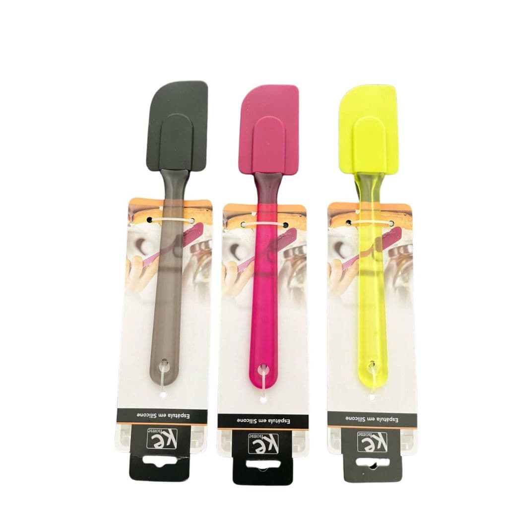 Espátula Silicone com Cabo Plástico