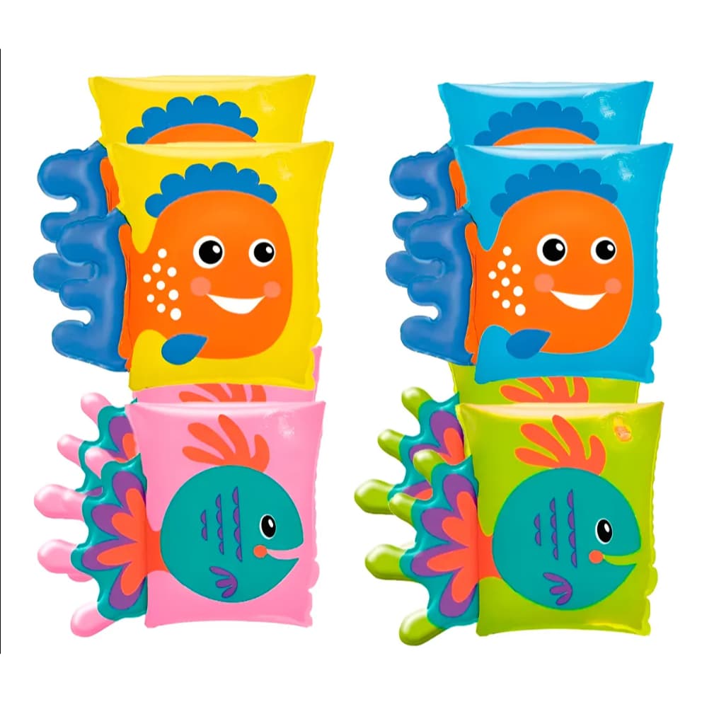 Bóia Infantil De Braço Bichinhos 23x15 Cm Mor
