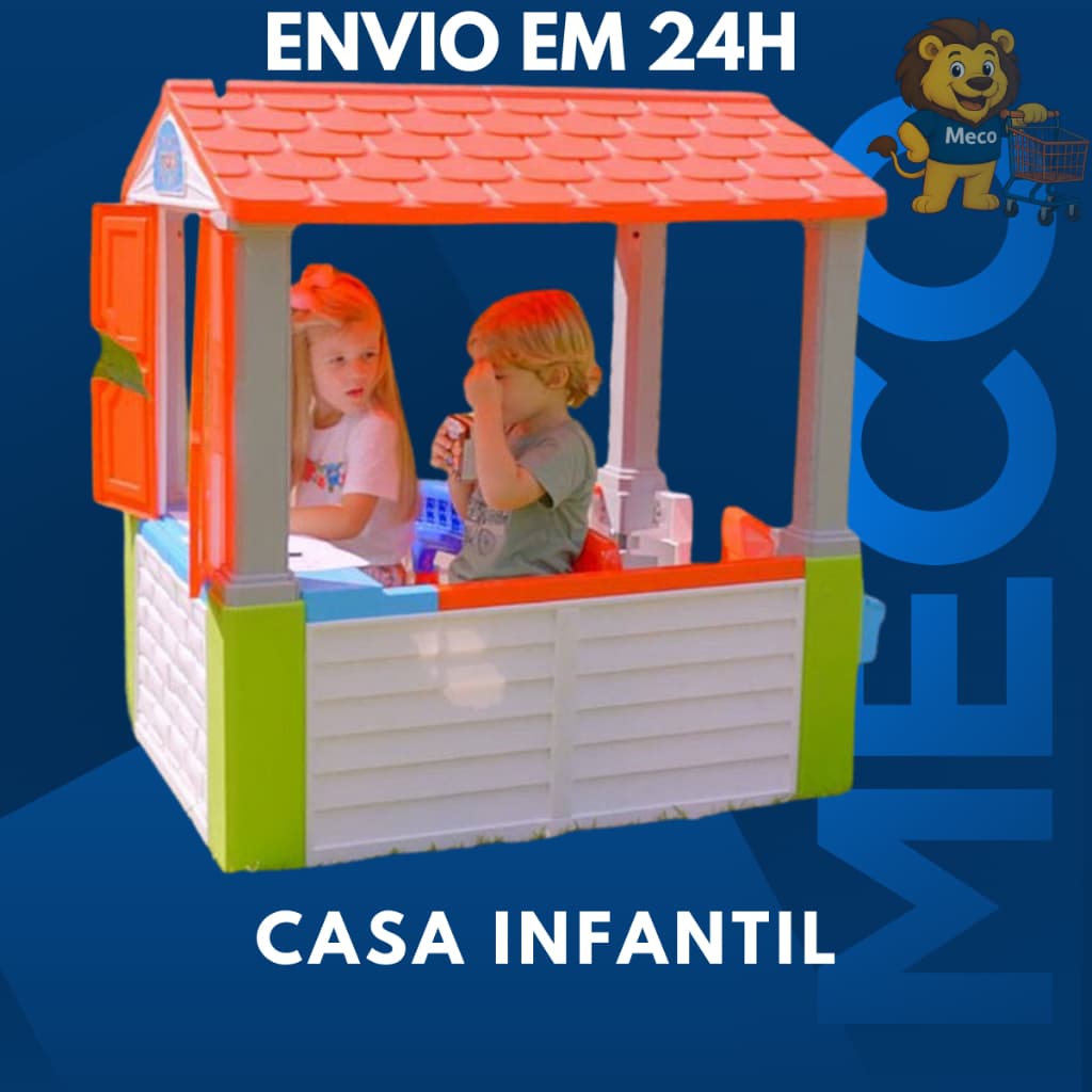 Casa Infantil Para Brincar Criança Menino Menina Móvel Festa Aniversario Jardim