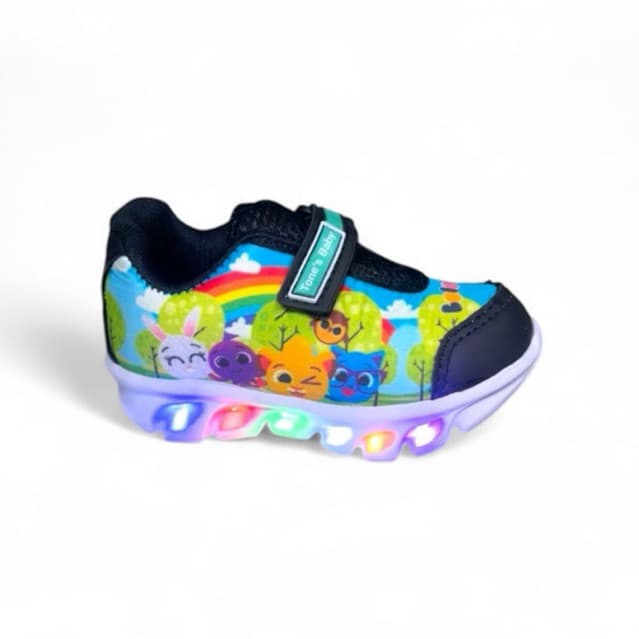 Tênis Infantil Bolofofos Led Personagem Menino Menina Leve Confortavel Lançamento Luzinha Colorida