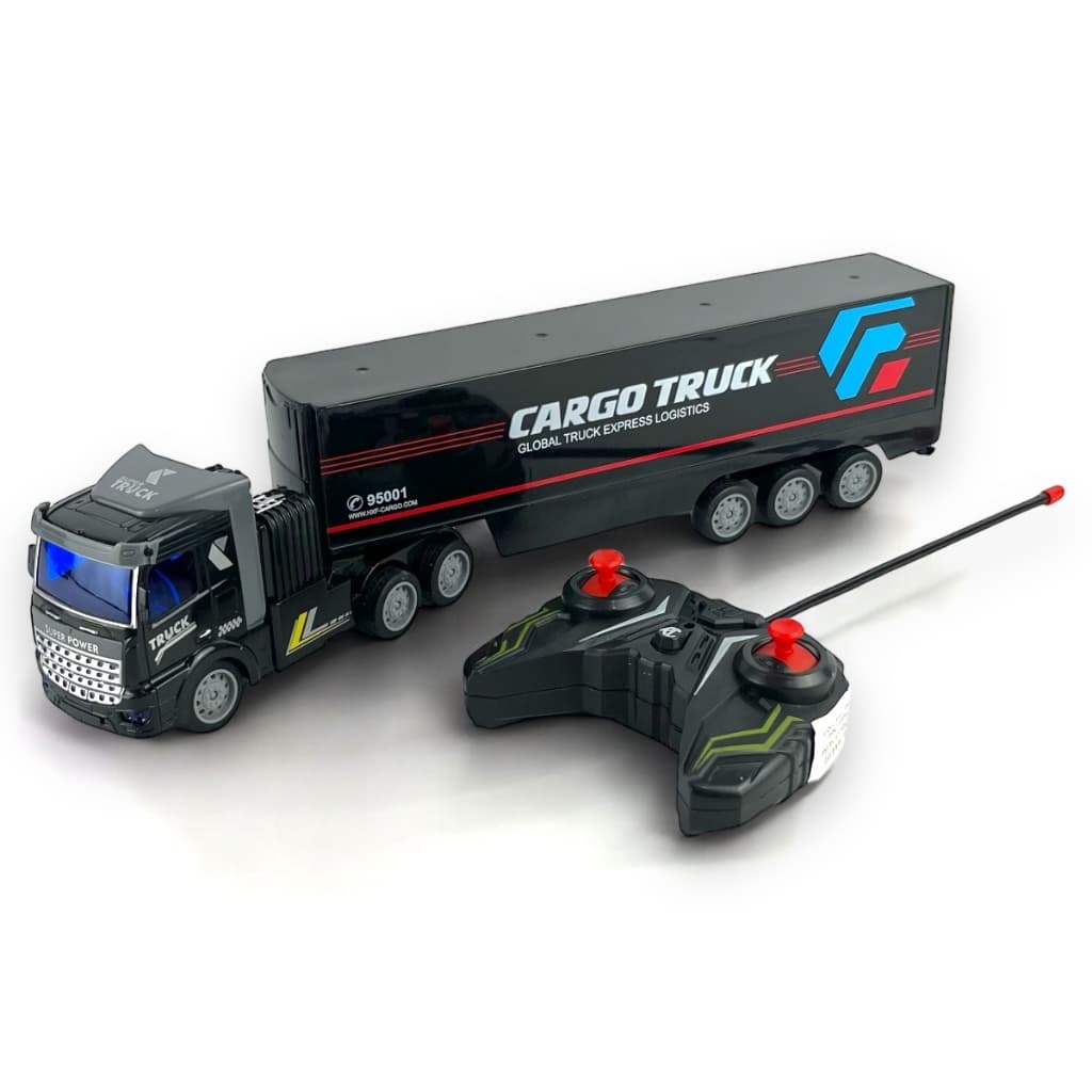 Carrinho Controle Remoto Caminhão Cargo Truck Recarregável Carreta Controle Remoto Recarregável