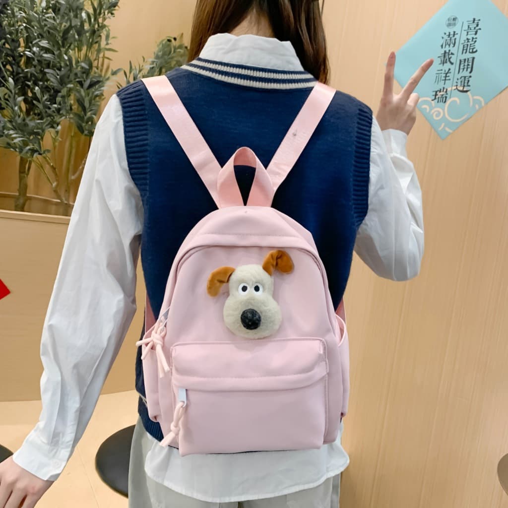 Mochila Infantil Cachorro com broche  Ajustável Para Meninos E Meninas Impressão Animal