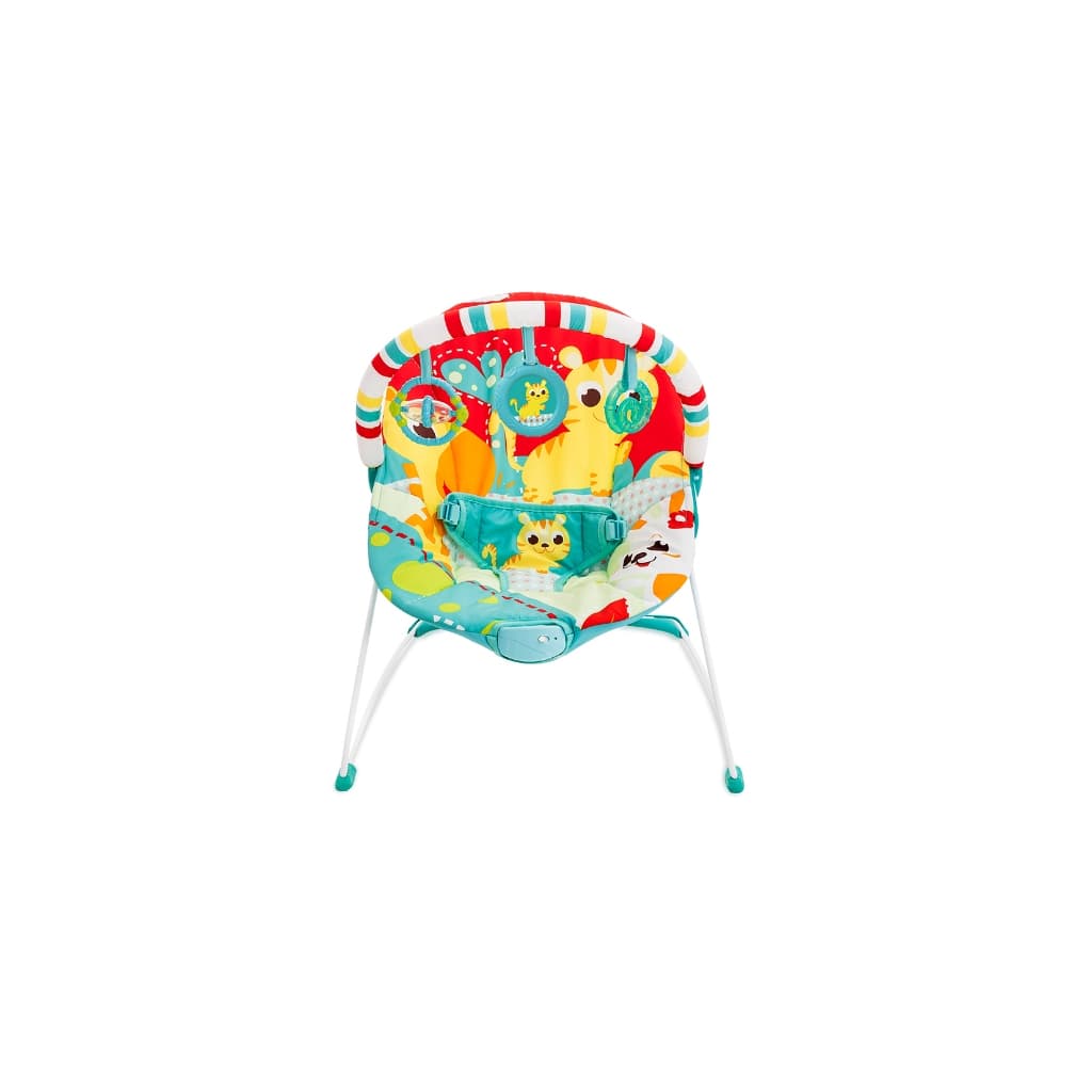 Cadeira de Balanço e Descanso para Bebê Vibratória Infantil Carnaval Vermelho Leão Mastela - Até 11 kg