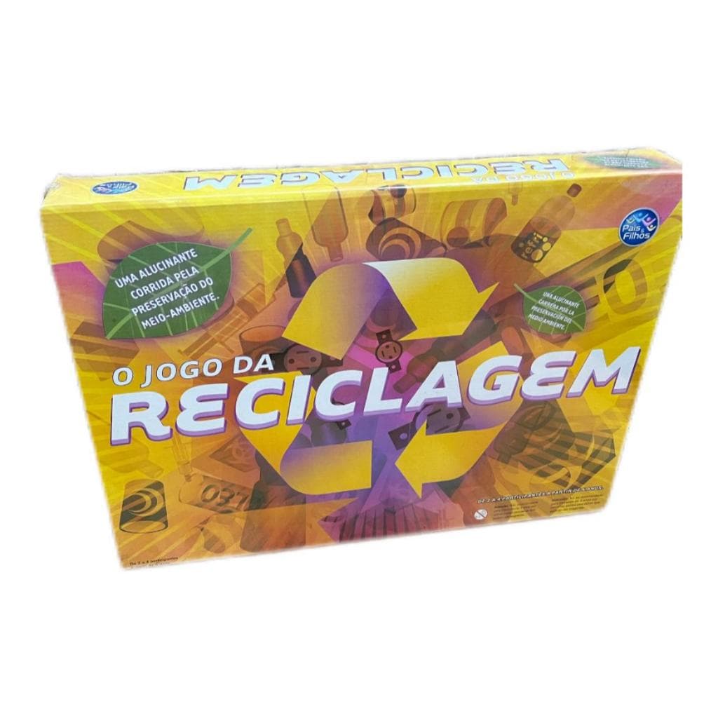 Jogo da Reciclagem - Pai e Filhos - NOVO E LACRADO - RARIDADE