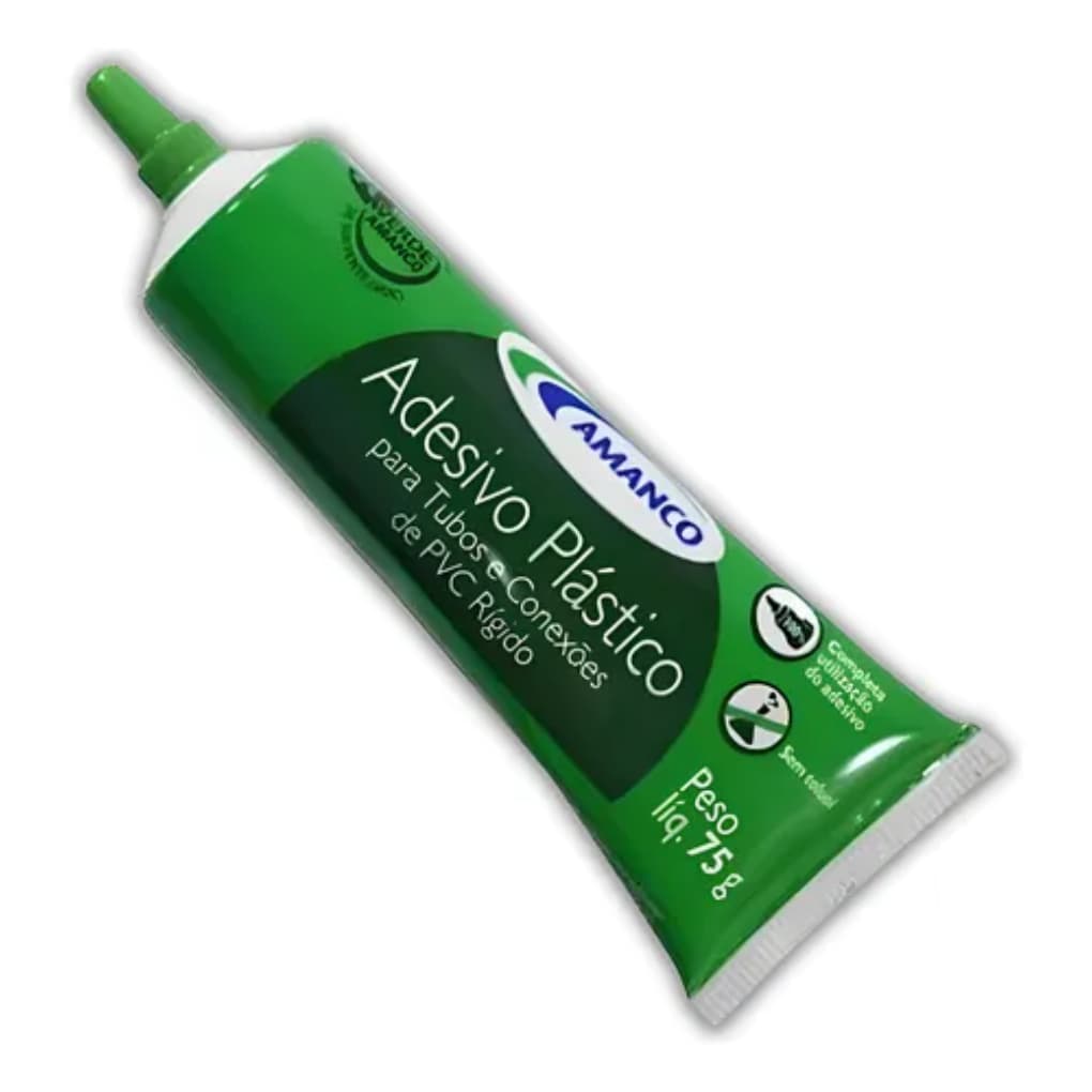 Adesivo Plástico Tubos E Conexões De Pvc Bisnaga 75g Amanco  *2 Unidades