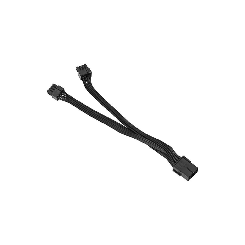 Cabo Fonte Pci-e Em Y P/ 2 Saídas 8pinos (6+2) 15cm Cm-50 Cor Preto