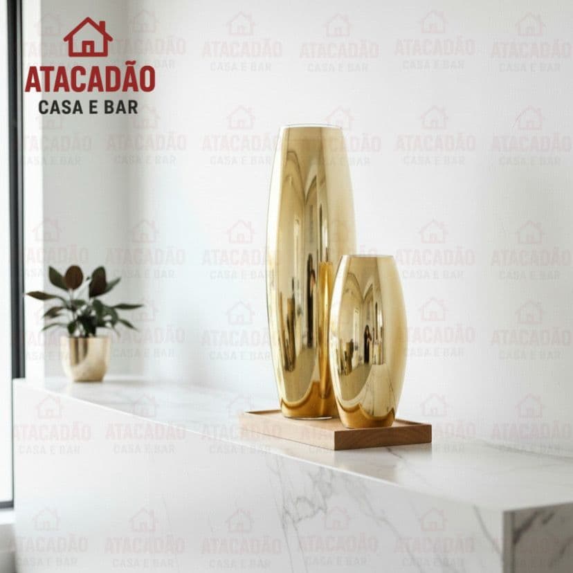 Kit Vaso Picasso 54cm + Romulo 30cm Em Cores