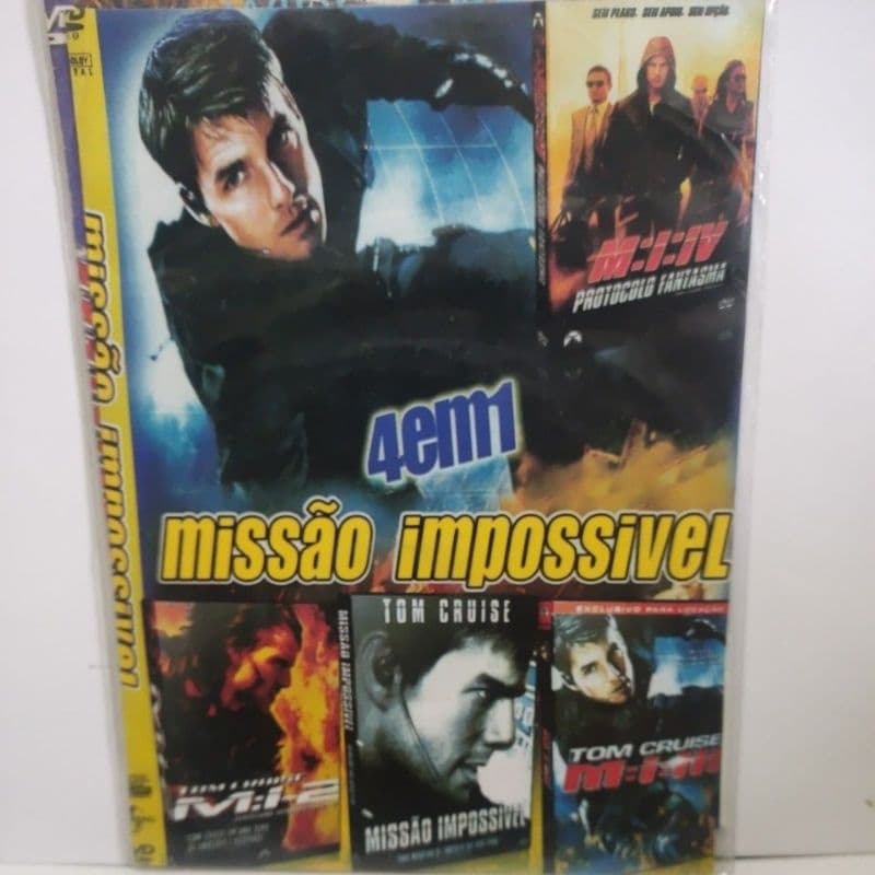 dvd missão impossível 4x1