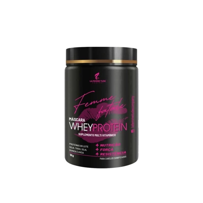 Máscara capilar Whey Protein, Nutrição e força para os cabelos