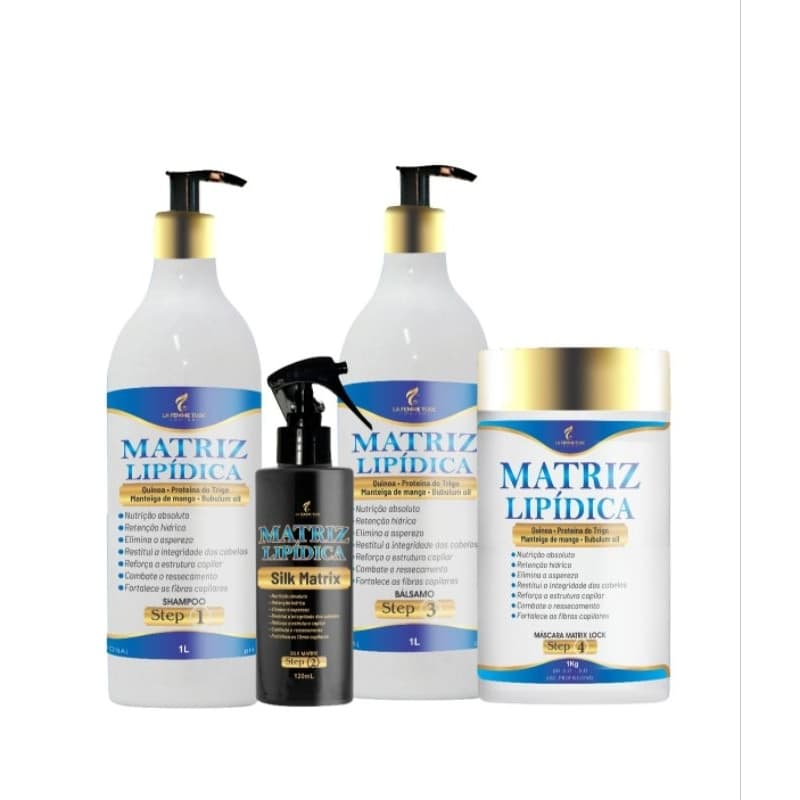 kit Matriz Lipídica, Nutrição capilar máxima, Profissional
