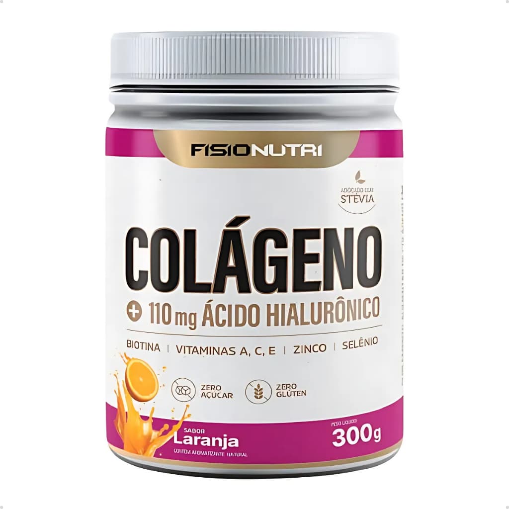 Colágeno + Ácido Hialurônico 300g - Fisionutri