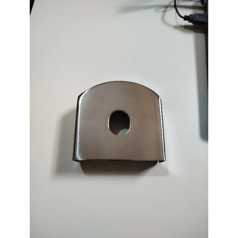 Capa inox 90 mm para engate reboque