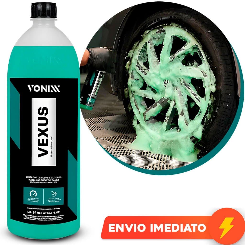 Vexus 1,5l Limpador Automotivo Rodas Motor Uso Geral Carro Moto Vonixx